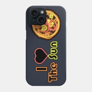 Electric Solar System I Heart The Sun Phone Case