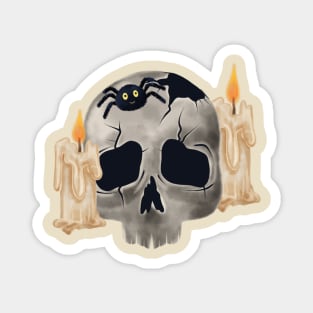 ,skull Halloween theme Magnet