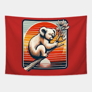 Koala bear on a branch Tapestry