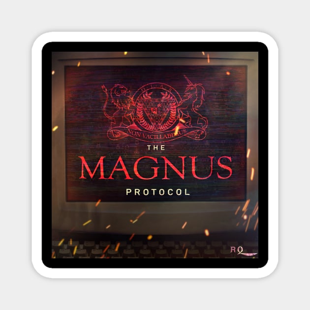 The Magnus Protocol - Podcast Logo Magnet by Rusty Quill