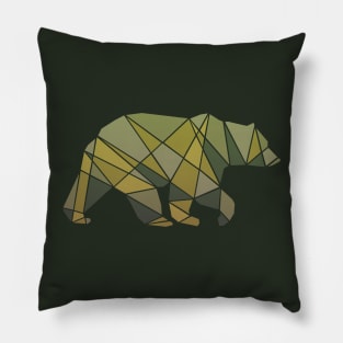 Geometric Bear Pillow