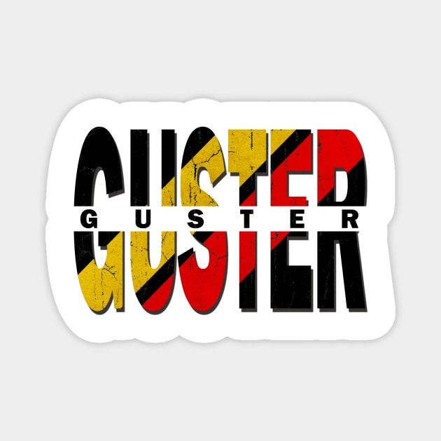 vintage typo Guster Magnet by NamaMarket01