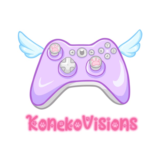 Purple Game Controller by KonekoVisions