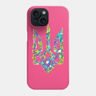 Ukrainian symbol trident Phone Case