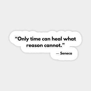 “No man was ever wise by chance” Seneca Stoic Quote Magnet