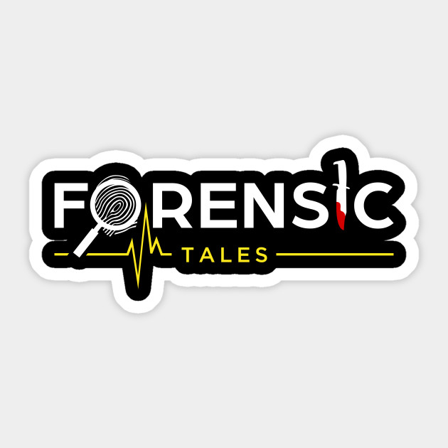 Forensic Tales Logo Graphic - Podcast - Sticker