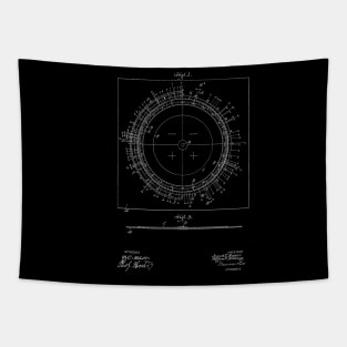 Star Finder Vintage Patent Drawing Tapestry