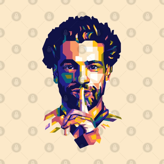 Mo Salah Pop Art by ESENTIAL-AF