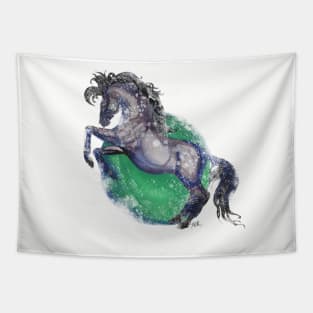 Dapper Dapple Gray Horse Tapestry