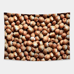 Hazelnut pile Tapestry