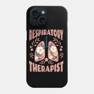 Respiratory therapist, Lungs, floral Lungs, cf, cystic fibrosis, colorful flowers Phone Case