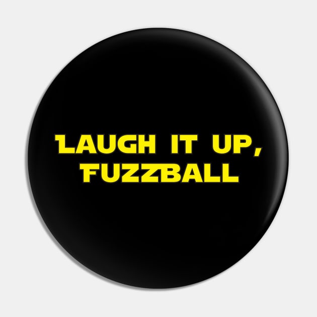 Laugh It Up, Fuzzball Pin by Brightfeather