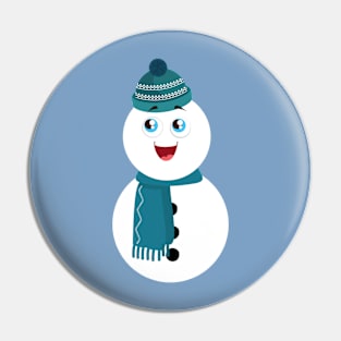 Snowman Pin