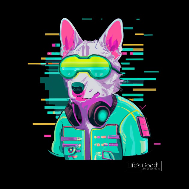 dog ciberpunk by Arte&CulturaMX