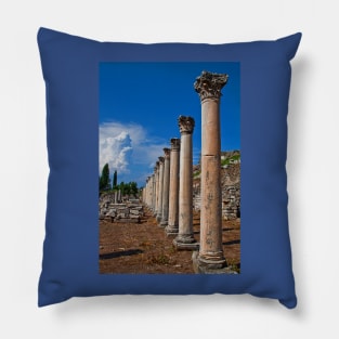 Turkey. Ancient Ephesus. Columns. Pillow