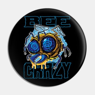 Bee Crazy Pin