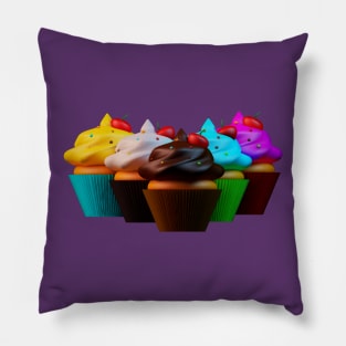 Cupcakes Flavours Pillow