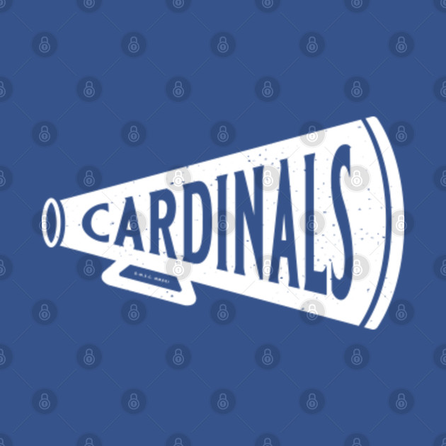 Discover Vintage Megaphone - Louisville Cardinals (White Cardinals Wordmark) - Louisville Cardinals - T-Shirt