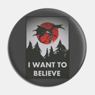 i want to belive dragon x files retro Pin