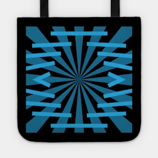 Abstract geometric design Tote