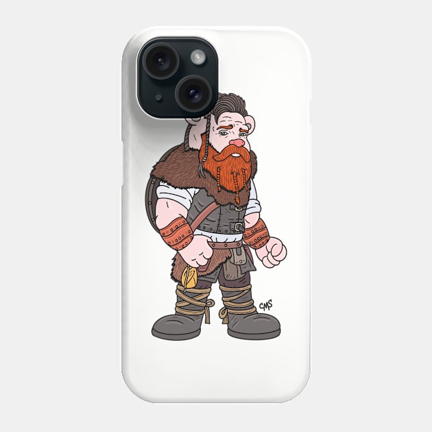 Viking Bear Phone Case by carmen_santaferrara_art 