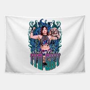 IYO BLUE FLAME Tapestry