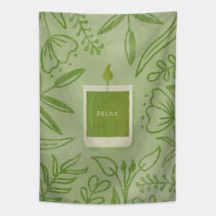 Scented Candle (Green) Tapestry