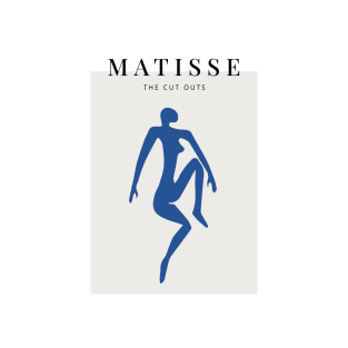 Matisse the blue woman scandivian art print T-Shirt