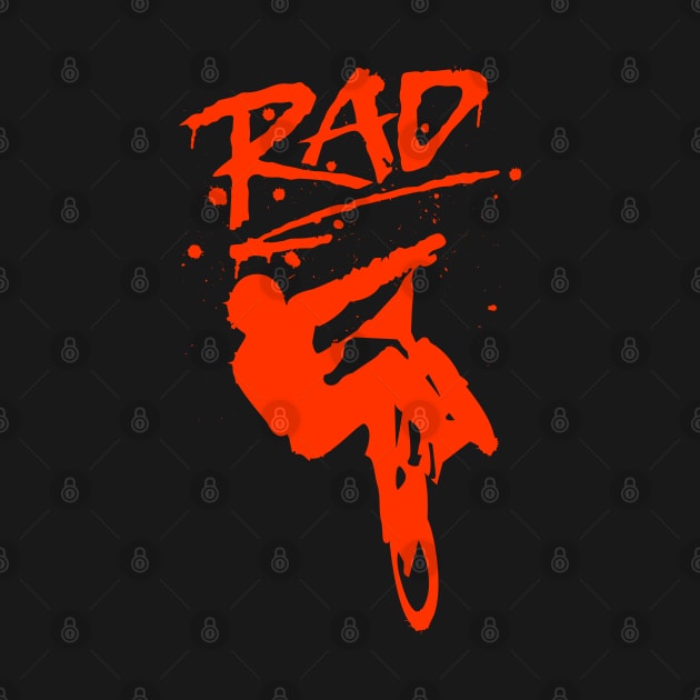 RAD Graffiti Redesign with Radical BMX Bike by ChattanoogaTshirt