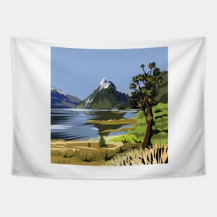 Mitre Peak, MIlford Sound, NZ Tapestry