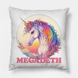 Megadeth ---- Retro Twee Style Unicorn Pillow