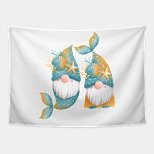 Cute Mermaid Gnomes Mermaid Birthday Mermaid Life Tapestry