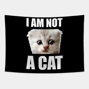 I Am Not A Cat Tapestry