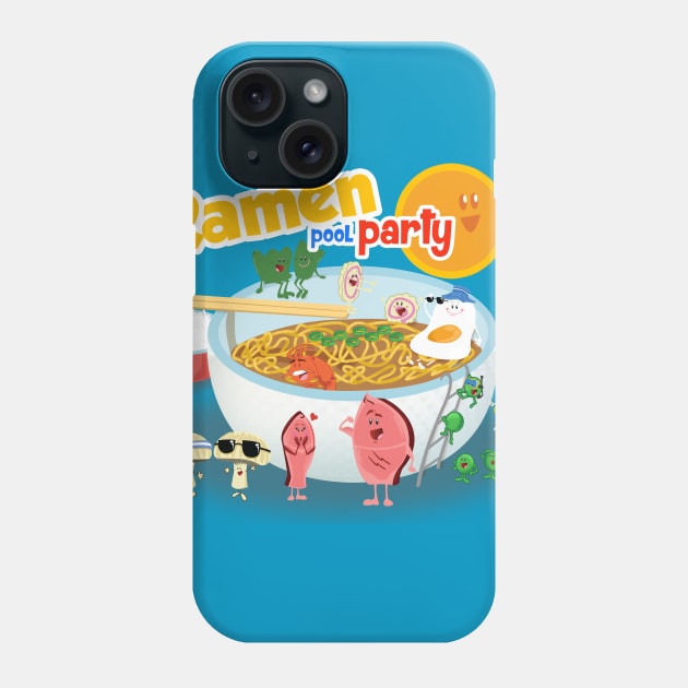 Ramen Pool Party Phone Case by hammyclasing