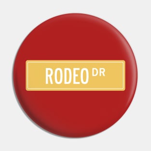 Rodeo dr yellow Pin