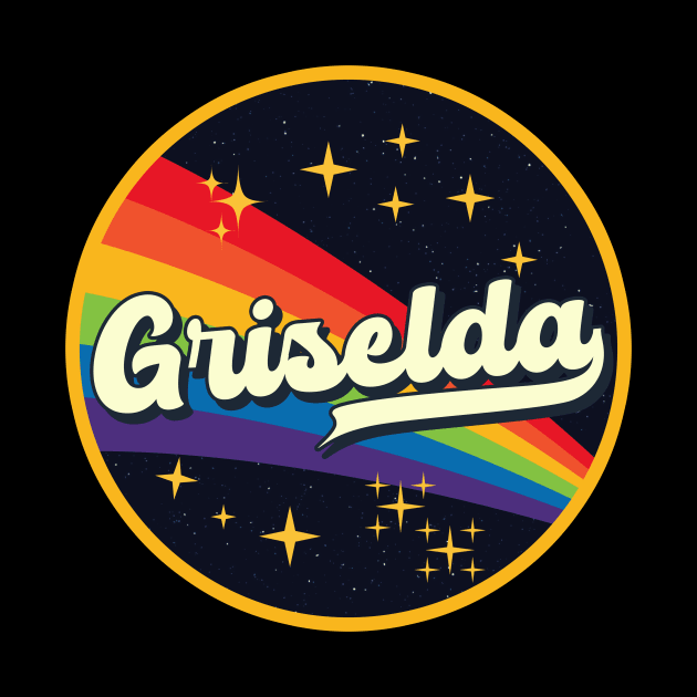 Griselda // Rainbow In Space Vintage Style by LMW Art