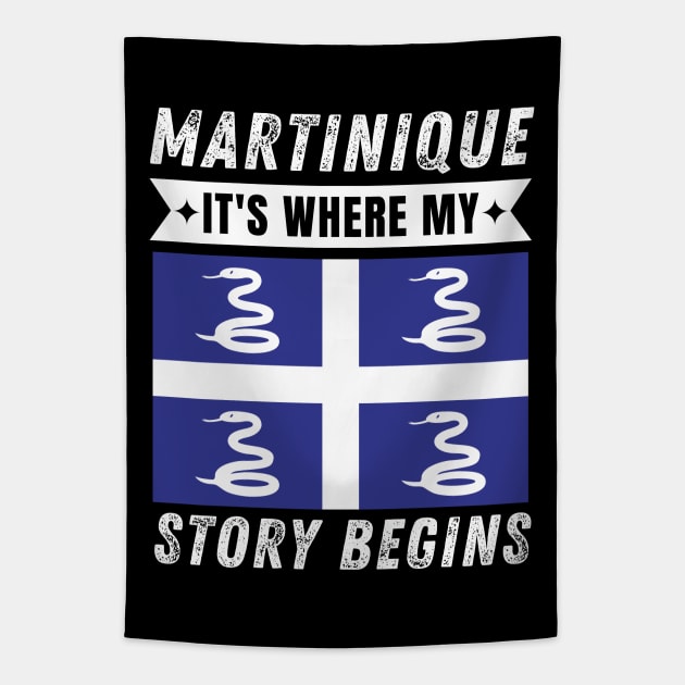 Martiniquais Tapestry by footballomatic