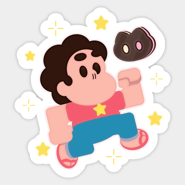 Icon Steven Jump Steven Universe Sticker Teepublic