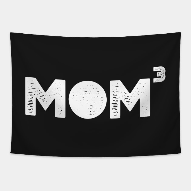 Mom 3 (Mom of 3) Tapestry by mikepod