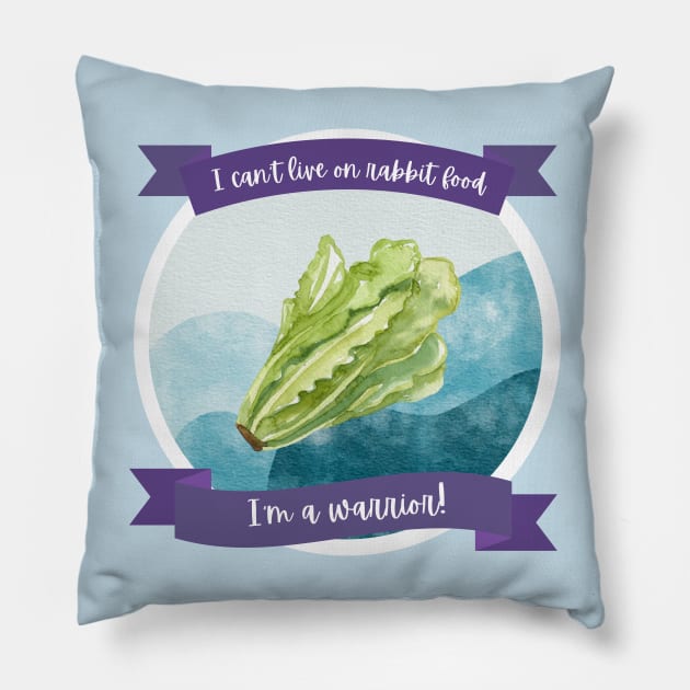 I'm a warrior! SPN Pillow by hannahrlin