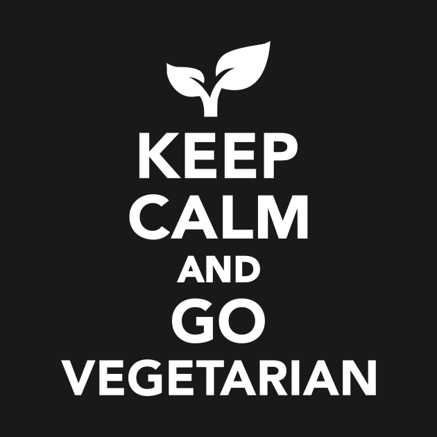 Keep calm and go vegetarian by Designzz