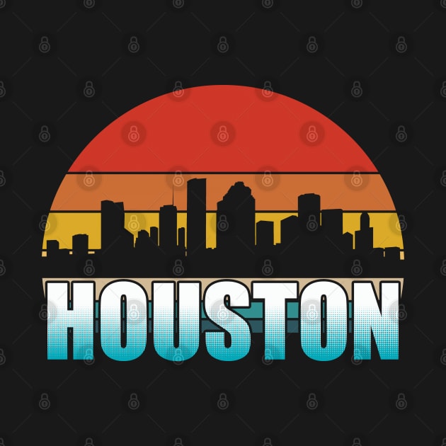 Houston - Houston Skyline by Kudostees