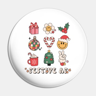 Festive Af Pin