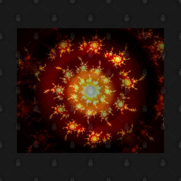 Flame Spiral - an abstraction by SolarCross