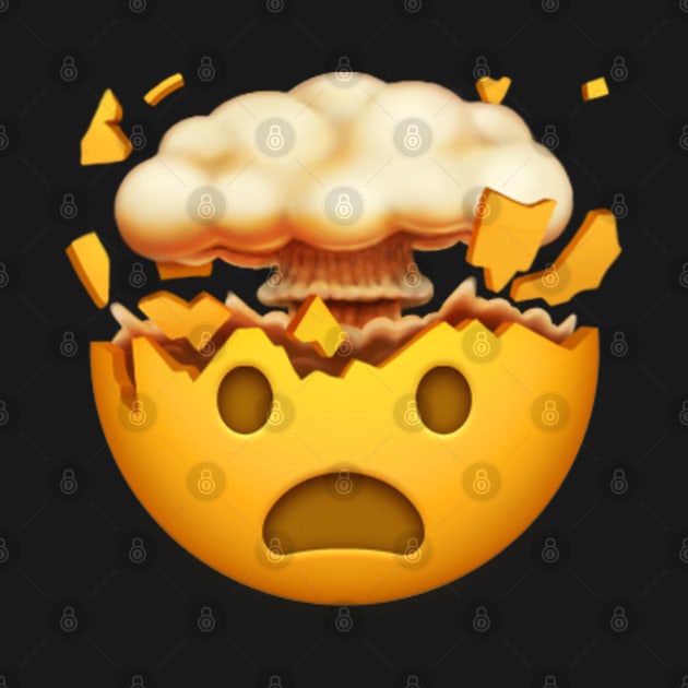 Exploding Head Emoticon by onecoolvector