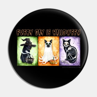 Every Day is Halloween (Orange) Pin