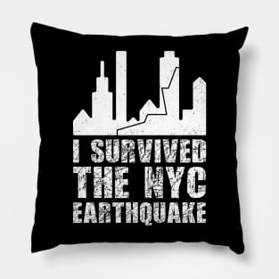 I survived the NYC Earthquake Pillow