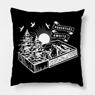 Adventure Awaits Pillow