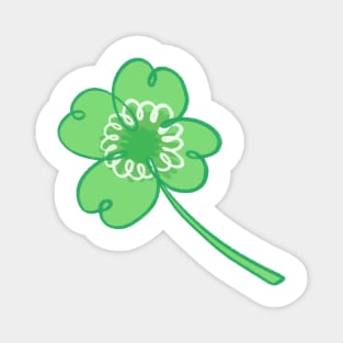 4 leaf clover Magnet