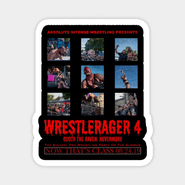 AIW WRESTLERAGER 4 Magnet by michaelporter98